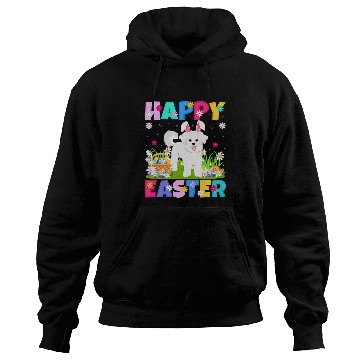 Discover Bichon Pet Frise Happy Easter Bunny Bichon Frise Dog Easter Sunday Hoodies