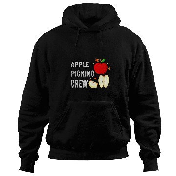 Discover Funny Apple Picking Crew Apple Harvest Outfit Fall Autumn Hoodies