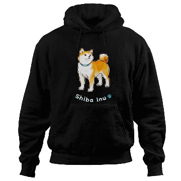 Discover Shiba Inu Pet with Hopeful Expression Hoodies