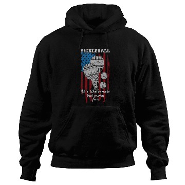 Discover Sport Pickleball Its Like Tennis But More Fun US Flag Pickleball Hoodies
