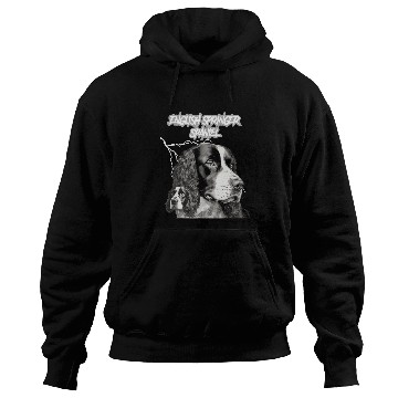 Discover English Springer Spaniel Pet Goth Puppy Punk Rock 80s Hoodies