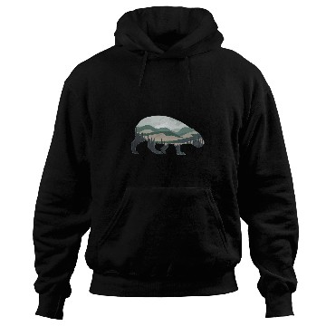 Discover capybaras Mammal Silhouette Hoodies