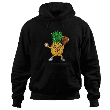 Discover Sport Baseball pineapples Baseball Catcher Pitcher Summer Vacation Hoodies