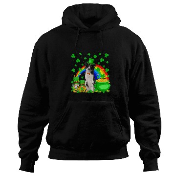Discover Border Collie Pet Two Gnomes And Border Collie Patricks Day Hat Shamrocks Hoodies