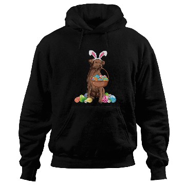 Discover Pug Pet Cute Easter Chocolate Lab Easter Pug Dog Happy Easter Hoodies