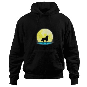 Discover Bernese Mountain Pet Lovers Full Moon Light Hoodies