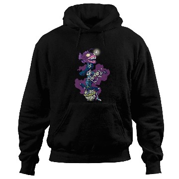 Discover Funny Violin Deep sea fish with pirates Skeletons playing the violin. Hoodies