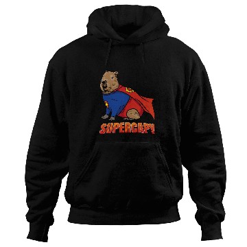 Discover capybaras Mammal Supercapy capybaras Funny Capibara Hoodies