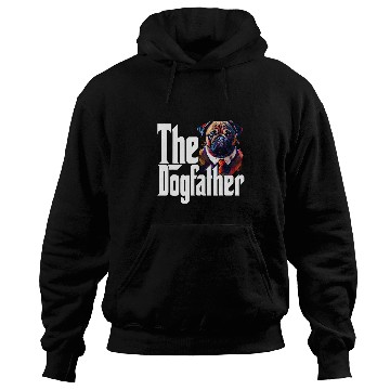Discover Pug Pet Dad Dogfather Dogs Daddy Father Hoodies