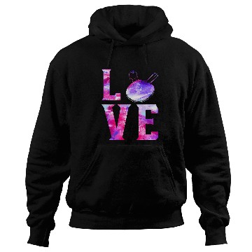 Discover Sport Ping Pong Watercolor Paddle Love Hoodies