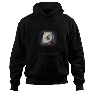 Discover Samoyed in space Hoodies