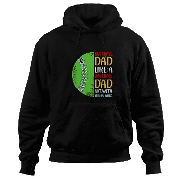 Discover Sport Baseball Fathers Day Softball Dad Like Baseball But With Bigger Balls 8 Hoodies
