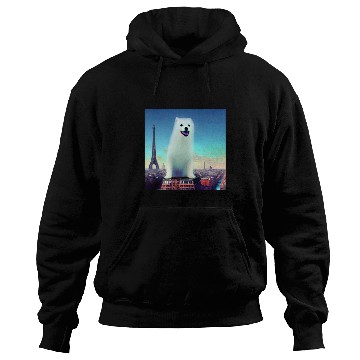 Discover Pomeranian Pet Eiffel Tower France Paris Men Women Hoodies