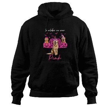 Discover Golden Retriever Pet In October We Wear Pink Halloween Hoodies