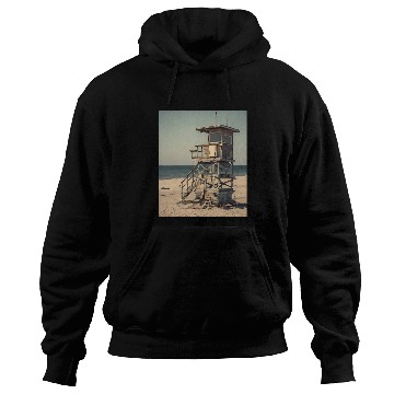 Discover Beach Lifeguard Tower Vintage Hoodies
