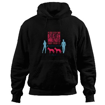 Discover Belgian Malinois Pet Social Distancing Guide Hoodies