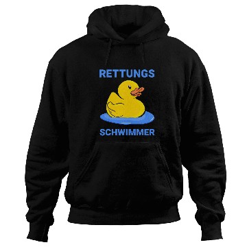 Discover Yellow Rubber Duck Squeaky Bath Master Lifeguard Hoodies