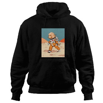 Discover Goldendoodle Mars Funny Dog Astronaut Hoodies