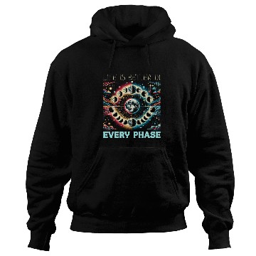 Discover Moon Phase Full Moon Lunar Eclipse Astronomer Astronomy 6 Hoodies