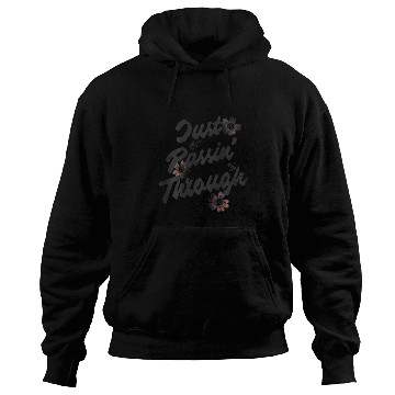 Discover American Motorcycle Highway Tour 79 Just Passing   Back Hoodies