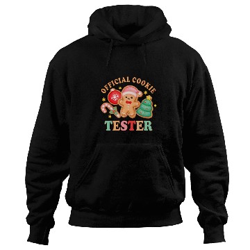 Discover Official Cookie Tester Christmas Couples Matching Toddler Hoodies