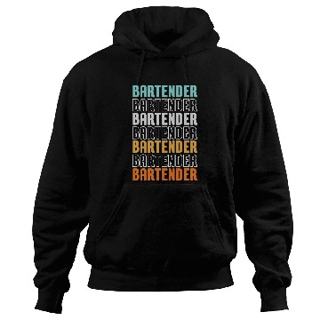 Discover Bartender Retro Cocktail Lover vintages Bartending Bar Hoodies