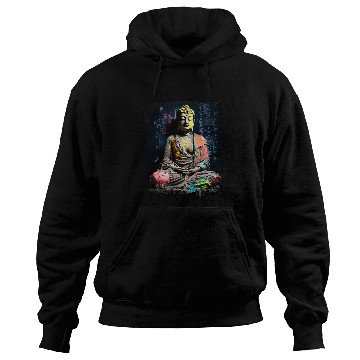Discover Buddhist Monk Yin Yang Zen Meditation Buddha Hoodies