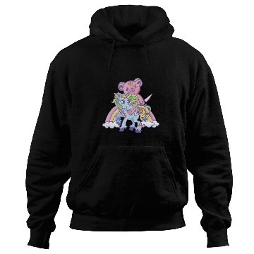 Discover Unicorn Pet Creepy Pastel Goth Soft Goth emo Evil teddy bear Unicorn 2 Hoodies