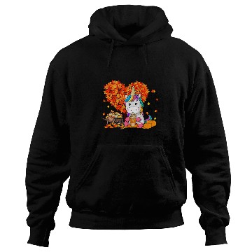 Discover Unicorn Pet Autumn Tree Fall Leaves Unicorn Lover Thanksgiving 80 Hoodies