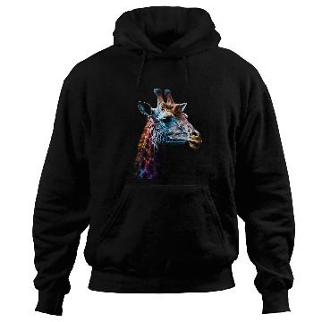 Discover Giraffe Pet Animal Print Art Hoodies