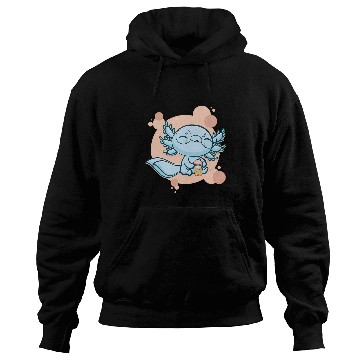 Discover Axolotls Pet Bubble Tea Boba Ambystoma Mexicanum Walking Fish Hoodies