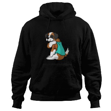 Discover I Love Dad Tattoo Saint Bernard Father Dog Hoodies