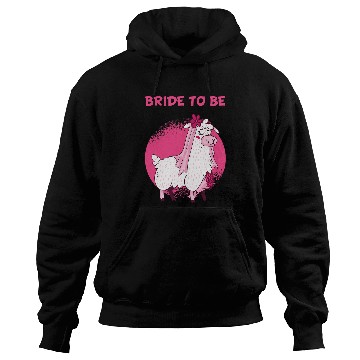 Discover Llama Pet Bride To Be Alpaca Llama Wedding Hen Party Hoodies