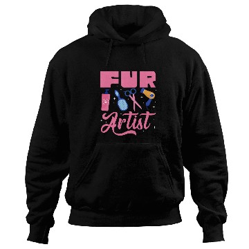 Discover Fur Artist Dog Groomer Grooming Pet Puppy Care Groom Hoodies