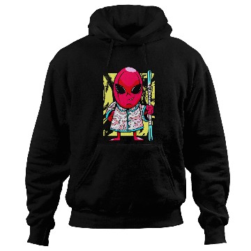 Discover Red Alien Visitor Priest Fancy Dress Hoodies