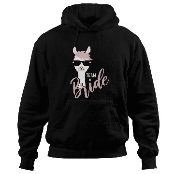 Discover Llama Pet Team Bride llama alpaca bachelorette party Hoodies