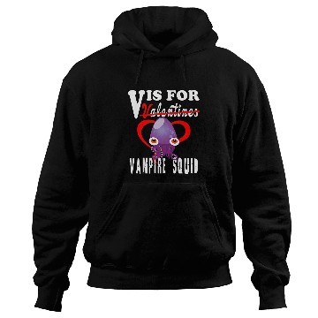 Discover Octopus Pet V is for Vampire Squid Valentines Day 2Tees 5 17 Hoodies