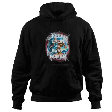 Discover Shark Pet Keep Calm and Surf Faster Shark Attack Hoodies