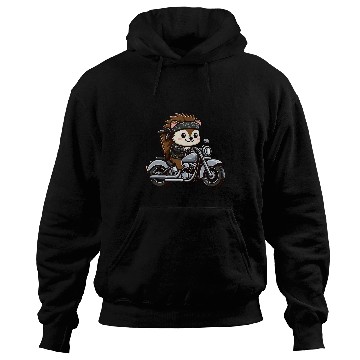 Discover Hedgehog Biker Pet Funny Motorcycle Hoodies