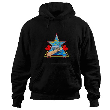 Discover Dolphin Pet Gift Fantasy Dolphin Skateboarding Hoodies