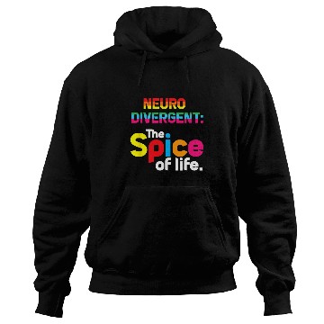 Discover Autism Puzzle Neurodivergent The Spice of Life Autism Spectrum Support Hoodies