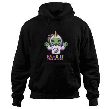 Discover Unicorn Pet Funny Alien Hoodies