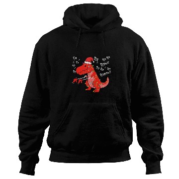 Discover Dinosaur Pet Fa Ra Ra Rawr Christmas Funny Dinosaur With xmass Hat Lights 2 Hoodies