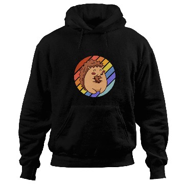 Discover Hedgehog Pet Little Hedgehogs eats cookie 2 Hoodies
