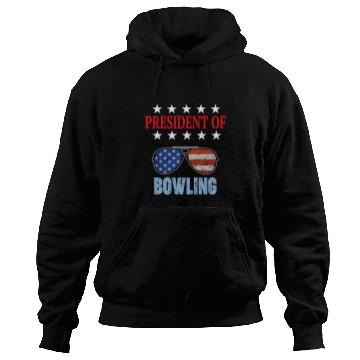 Discover Sport Bowling President of Bowling Phrase Bowling Beginners Hoodies