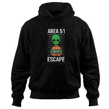Discover Aliens UFO Area 51 Escape Ufos Space Hoodies