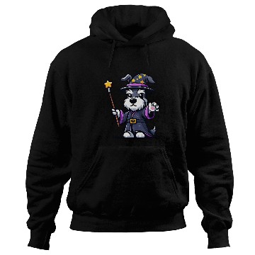 Discover Schnauzer Pet Wizard Funny Dog Magic Hoodies