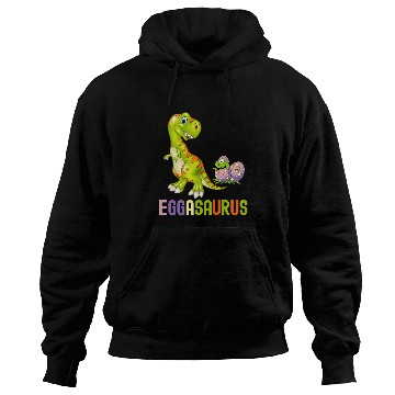Discover Dinosaur Pet Cute Eggasaurus Stegosaurus Egg Dinosaur Happy Easter TRex Hoodies