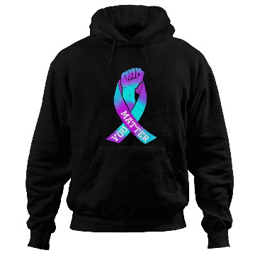 Discover suicides Prevention 988 You Matter Ribbon Hoodies