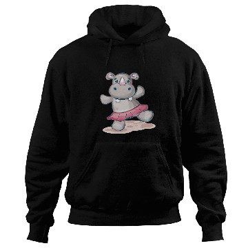 Discover Dancing Hippo Ballerina Hoodies